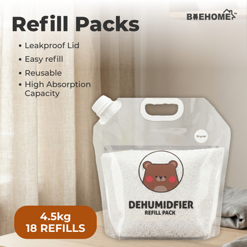 BAEHOME Dehumidifier All in One Sets, All Starter Pack | Jumbo Pack