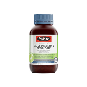 Swisse Ultibiotic Daily Digestive Probiotic, 30 Capsules | 90 Capsules