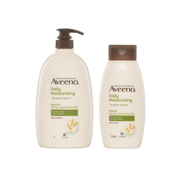 Aveeno Daily Moisturising Body Wash, 354ml | 1L