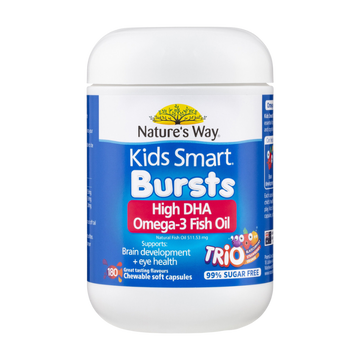 Nature's Way Kids Smart Omega-3 Fish Oil Trio, 180 Caps