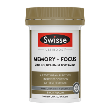 Swisse Memory + Focus, 50 Tablets