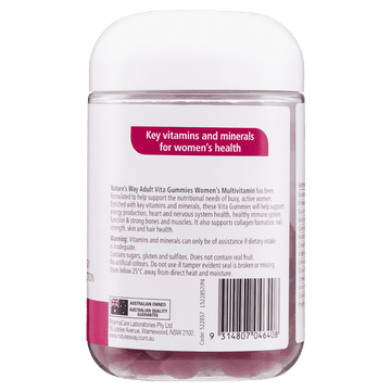 Nature's Way Vita Gummies Adult Women's Multivitamin 100 Pastilles