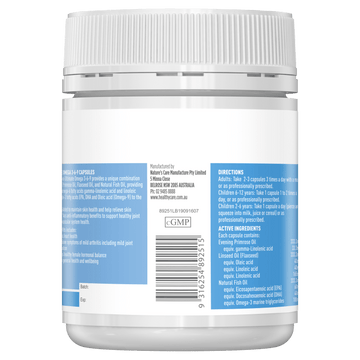 Healthy Care Ultimate Omega 3-6-9, 200 Capsules