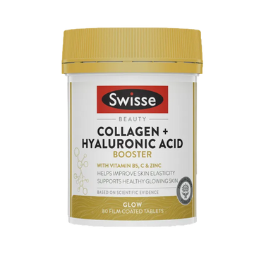 Swisse Beauty Collagen + Hyaluronic Acid Booster, 80S