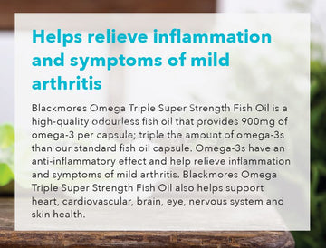 Blackmores Omega Triple (Concentrated Fish Oil), 150 Capsules