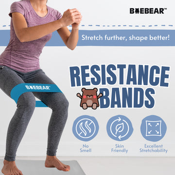 Baebear Resistance Bands Fitness Workout Elastic Band Exercise Stretch Loop