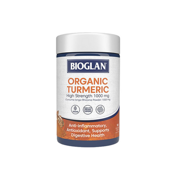 Bioglan Superfoods Organic Turmeric 1000mg, 100 Tablets
