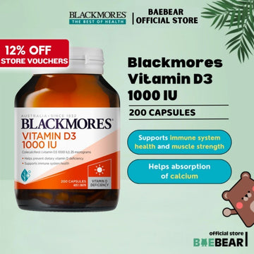 Blackmores Vitamin D3 1000IU - 60 Capsules