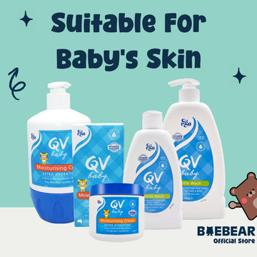 EGO QV BABY Moisturising Cream / Gentle Wash 250g (Suitable for Dry, Sensitive & Eczema prone baby skin)