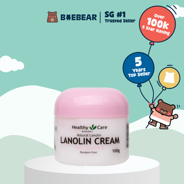 Healthy Care Lanolin Cream, 100g