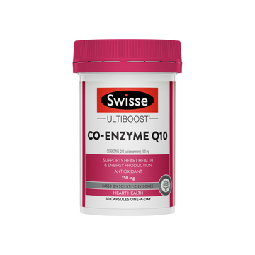 Swisse Co-Enzyme Q10 150mg, 50 Capsules | 180 Capsules