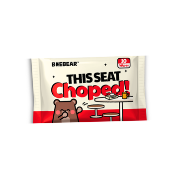 Baebear Premium Mini Chope Seat Wet Wipes 10s x 1 Pack