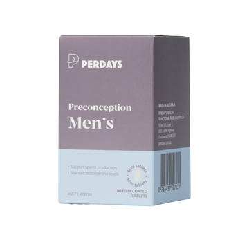 Perdays Preconception Men's Vitality & Sperm Support, 60s
