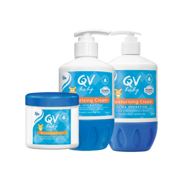 QV Baby Moisturising Cream, 250g | 250g Pump | 500g