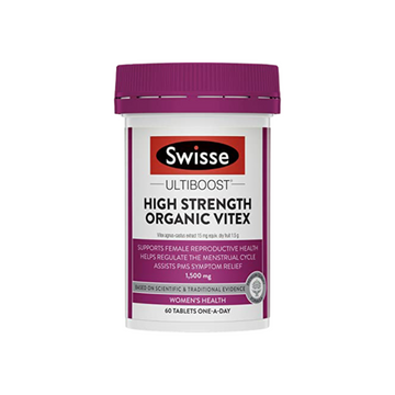 Swisse Ultiboost High Strength Organic Vitex 1500mg, 60cap