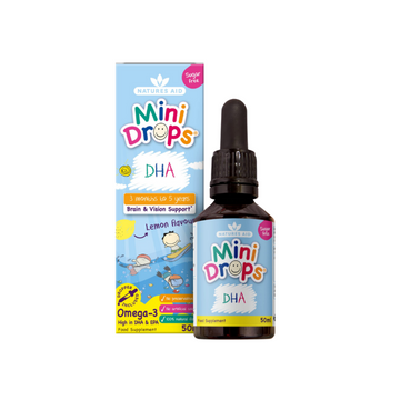 Natures Aid DHA Mini Drops for Infants & Children, 50ML