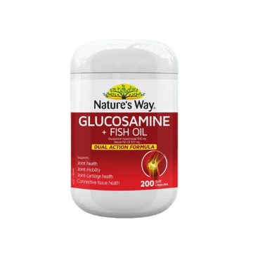 Nature's Way Glucosamine + Fish Oil, 200 Soft Capsules