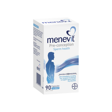 Menevit Male Fertility Supplement Capsules, 90 caps