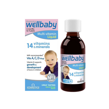 Vitabiotics Wellbaby Multivitamin Liquid 150ml (6 months - 4 years) (SG)