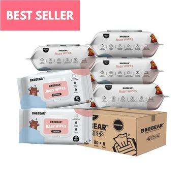 BAEBEAR Premium Baby Wet Wipes 80 Sheets | 65gsm