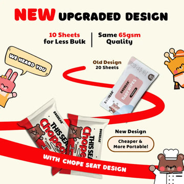 Baebear Premium Mini Chope Seat Wet Wipes 10s x 40 Packs