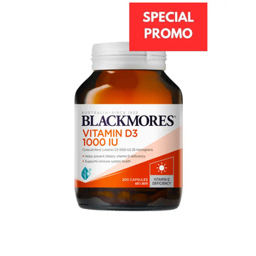 Blackmores Vitamin D3 1000IU 200 Capsules