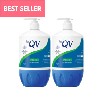 (Bundle of 2) EGO QV Cream 1kg Moisturize Skin | Replenish Dry Skin 1kg - Twin Pack