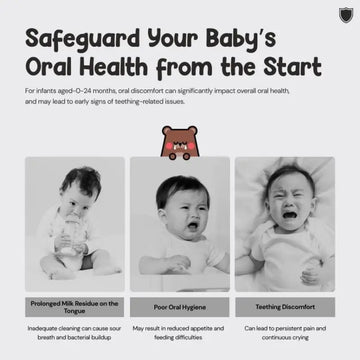 Disposable Baby Oral Cleaner 30pcs | Infant 36 Months Teeth & Tongue Coating / Toothbrush Swab 30 Sticks