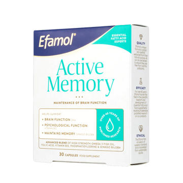 Efamol Active Memory High Strength Fish Oil Brain Health, 30 Capsules