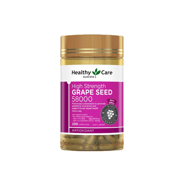 Healthy Care Grape Seed 58000, 200 capsules