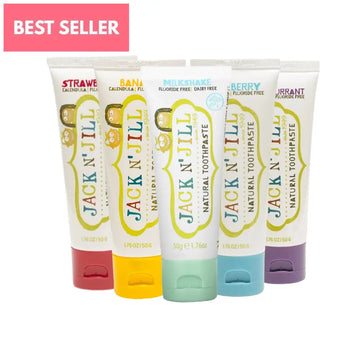 Jack N Jill Certified Organic Kids NATURAL CALENDULA Toothpaste I Toothbrush | Rinse cup (SG)