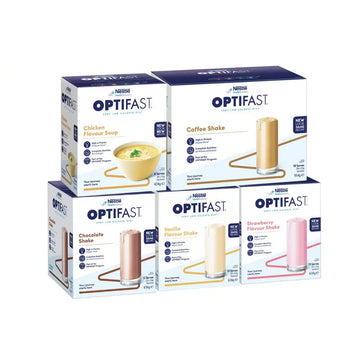 Nestle Optifast Very Low Calorie Diet Milkshake,Coffee,Vanilla,Chocolate,Strawberry,Chicken Soup,Potato Soup (SG)