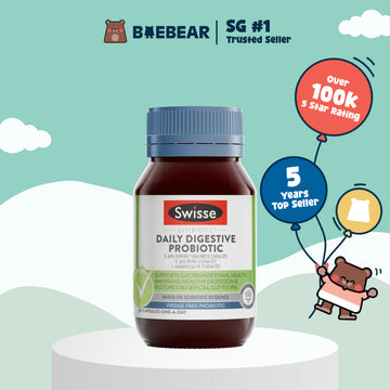 Swisse Ultibiotic Daily Digestive Probiotic, 30 Capsules | 90 Capsules