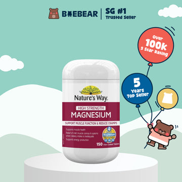 Nature's Way High Strength Magnesium, 150 Tablets
