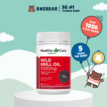 Healthy Care Wild Krill Oil 1000mg 60 Capsules | 1500mg 30 Capsules