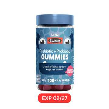 Little Swisse Pre+Probiotic Gummies, 100 Pack [EXP 02/27]