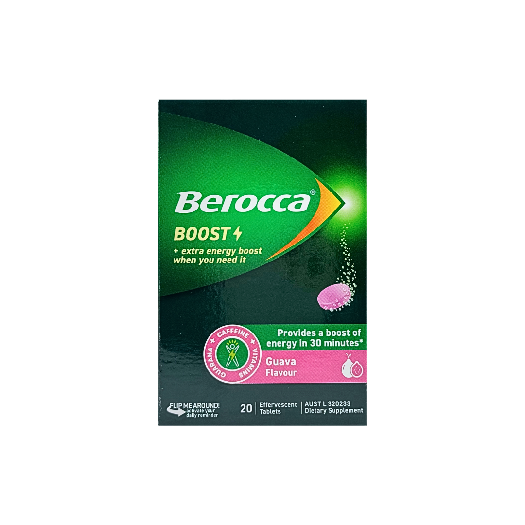 [Authorized Store] Berocca Boost Guava 20 Tablets