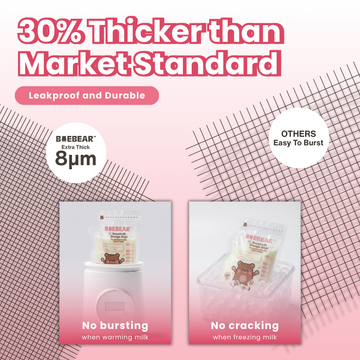 Baebear Breast Milk Storage Bags, 250ml | 30 Presterilized Bags