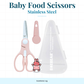 Baebear Baby Stainless Steel Food Scissors Mint | Blue | Mint