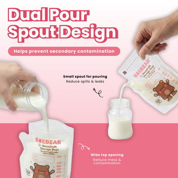 Baebear Breast Milk Storage Bags, 250ml | 30 Presterilized Bags
