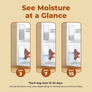 BAEHOME Hanging Dehumidifier Bag 230g, Original | Charcoal