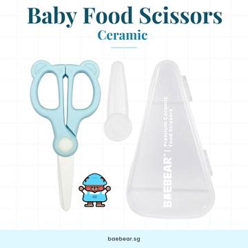 Baebear Baby Ceramic Food Scissors Mint | Blue | Mint