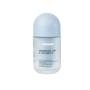 Perdays Probiotic 360 & Vitamin D, 30s