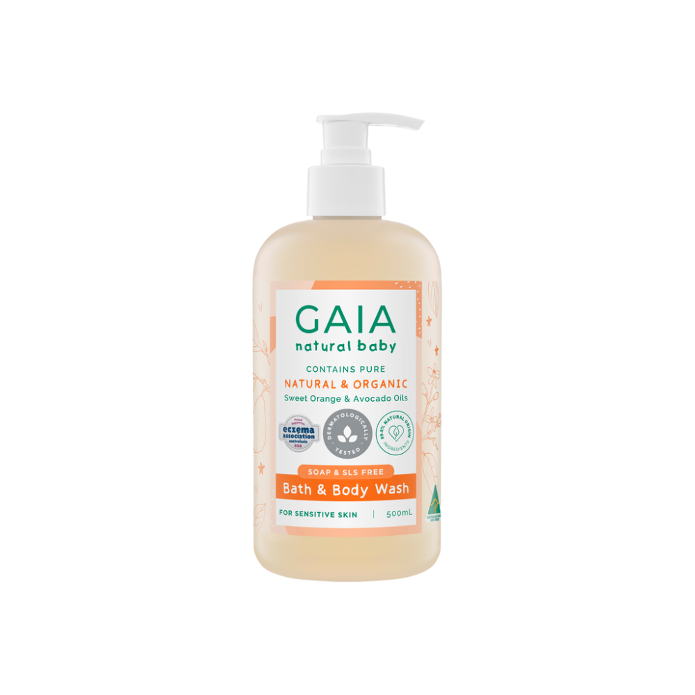 [Organic] GAIA Baby Bath & Body Wash 500mL