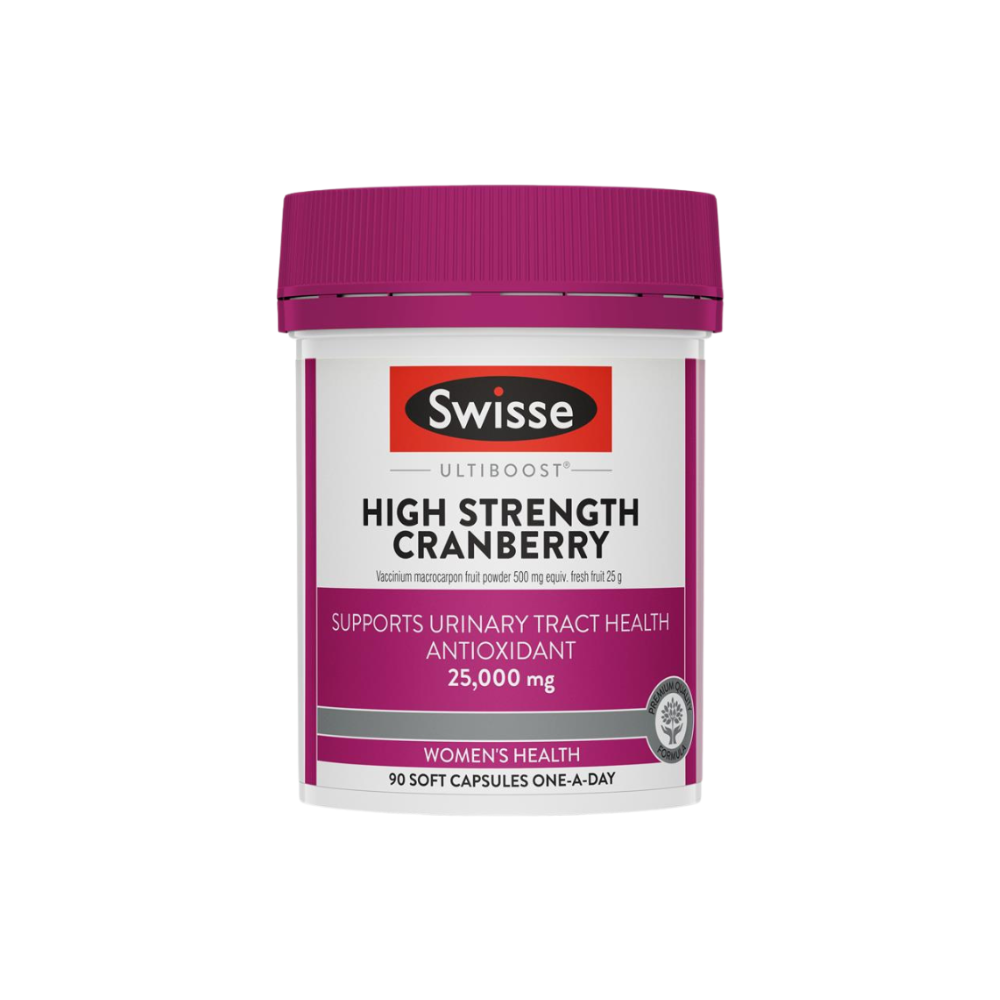 Swisse Ultiboost High Strength Cranberry 25,000mg 90 Caps (SG)