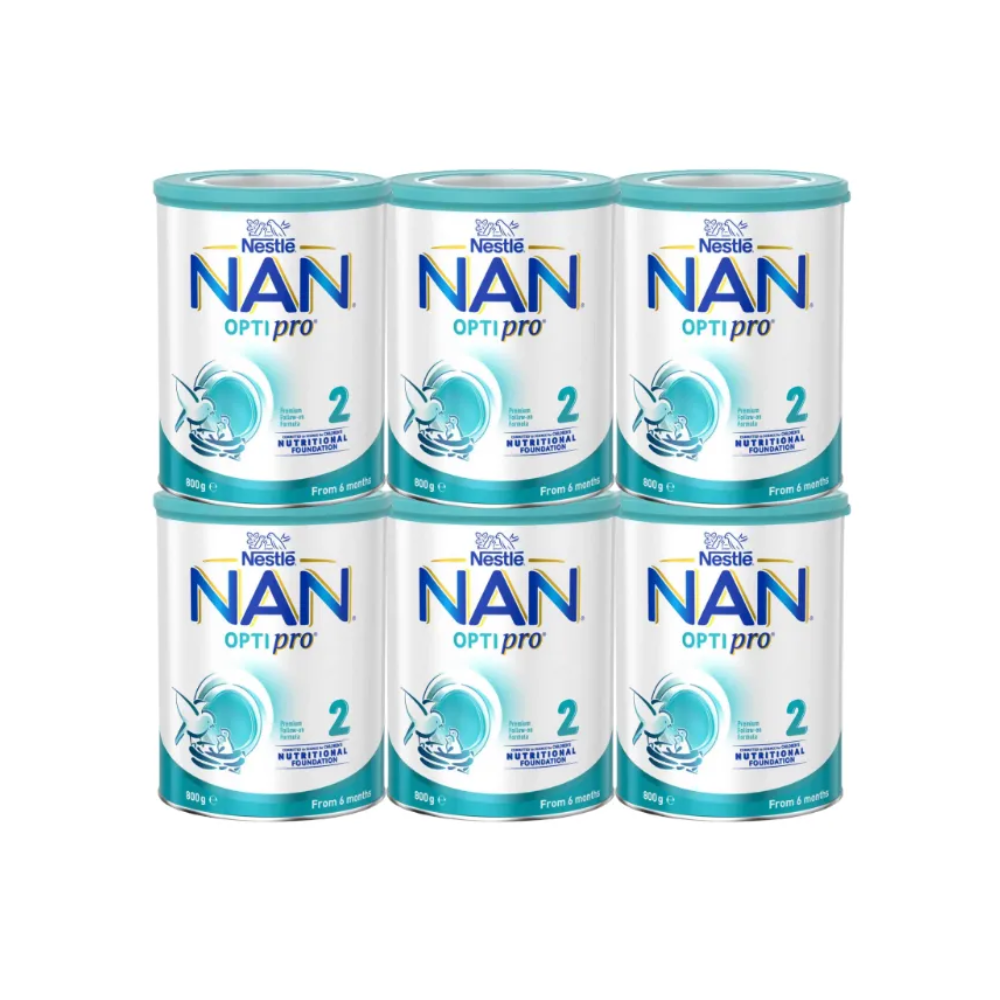 [Bundle of 6] Nestle NAN OPTIPRO Stage 2, 800g