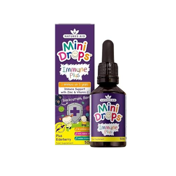 Natures Aid Mini Drops Immune Plus, 50ml