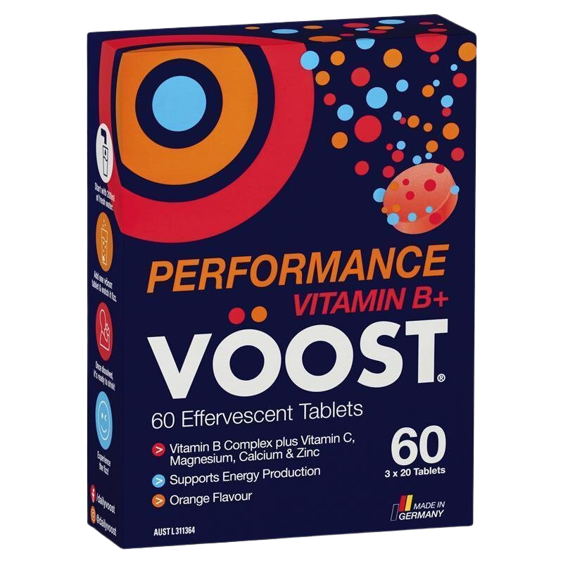 VOOST Effervescent Vitamins – Collagen, Energy, Vitamin B+, Magnesium, Multivitamin
