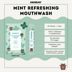 Baebear Portable Mouthwash Stick Disposable Travel Sachet