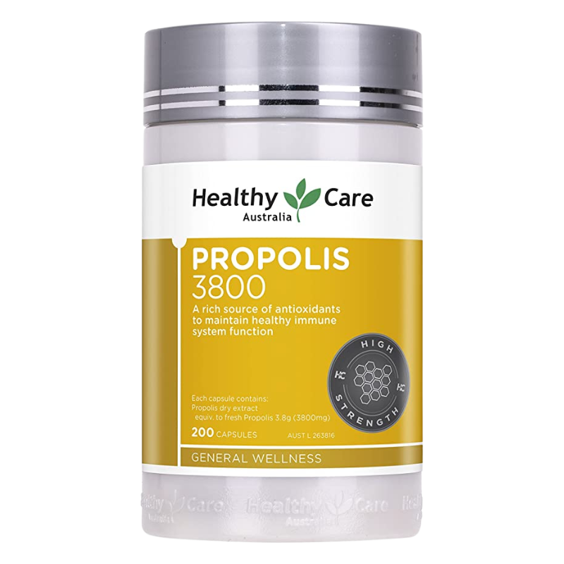 Healthy Care Propolis 2000mg, 200 Capsules